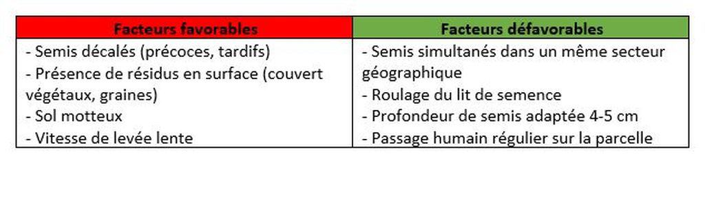 Tableau de synthèse dégâts corvidés