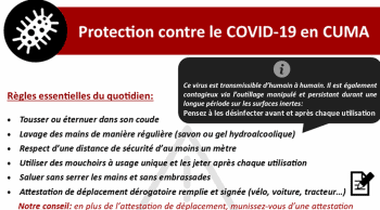 [Coronavirus] Des kits « anti-corona » pour les cuma dans les Landes et Pyrénées-Atlantiques