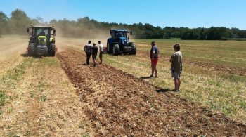 Tarn et Garonne: trois déchaumeurs en comparaison