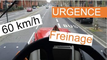 Rouler à 60km/h : la distance de freinage double