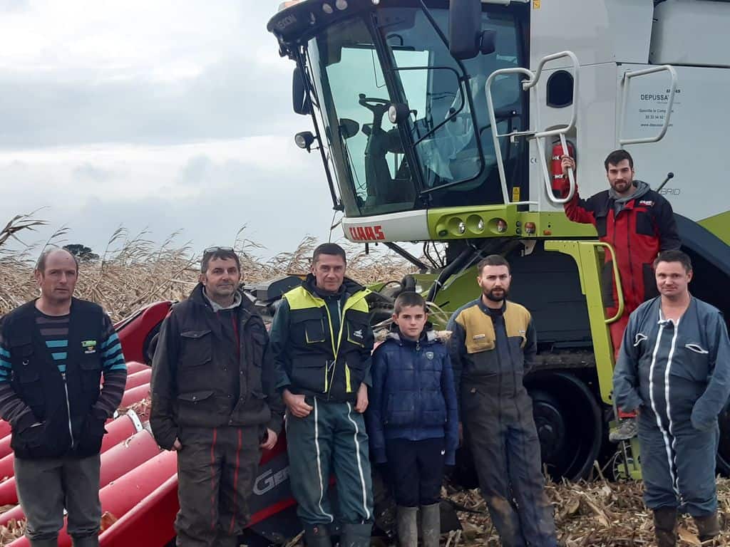 Les responsables lors de la mise en route