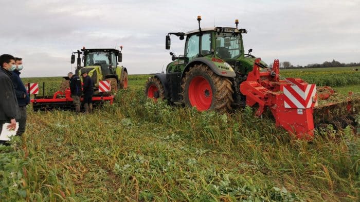 Coût de destruction des couverts végétaux à la loupe au GEDA du Ternois