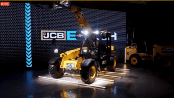 JCB dévoile un télescopique électrique !