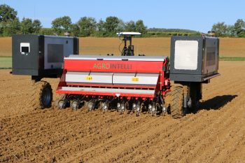 Essai robot : Robotti aux semis de blé 