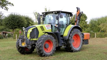 Avec le tracteur, on a passé un cap