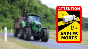 Autocollants « Angles Morts » : obligatoires dans l’agricole ?