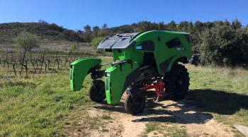 Trektor: un tracteur autonome hybride en démo dans les vignes