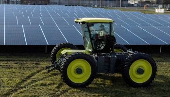 Un tracteur dédié au controlled traffic farming