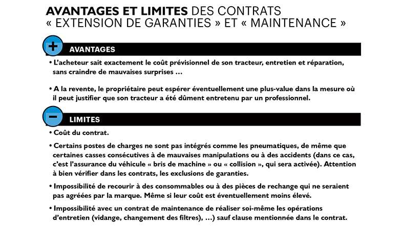 avantages limites contrat extension garantie maintenance