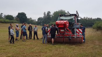 Soutien du syndicat d’eau au sursemis de prairies