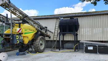 Vidanger proprement un pulvé sans aire de lavage