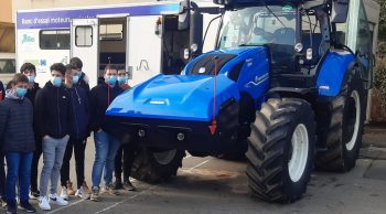 Performances et conso: le tracteur au méthane passe au banc d’essai