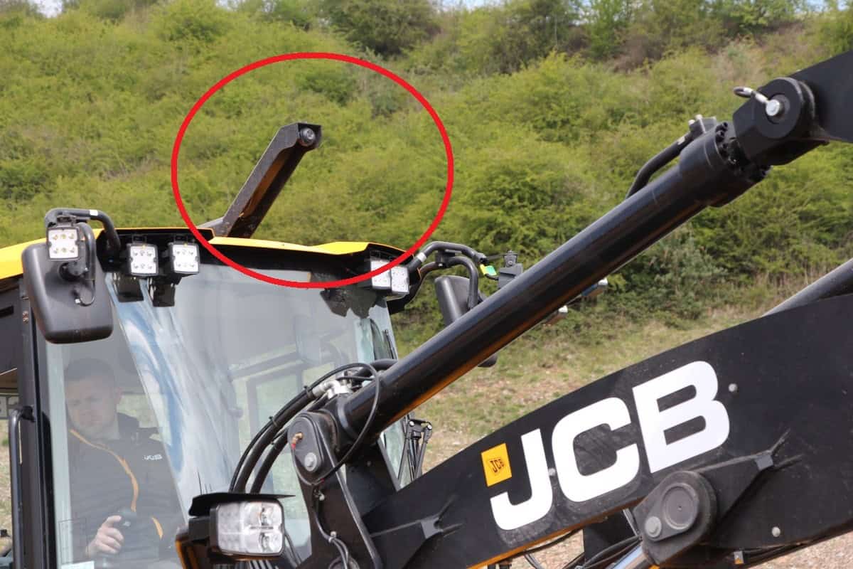 caméra sur chargeuse JCB 457 S