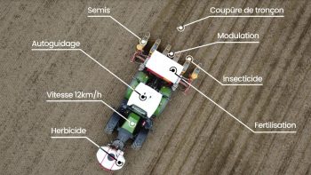 Un semis vraiment techno à 12 km/h