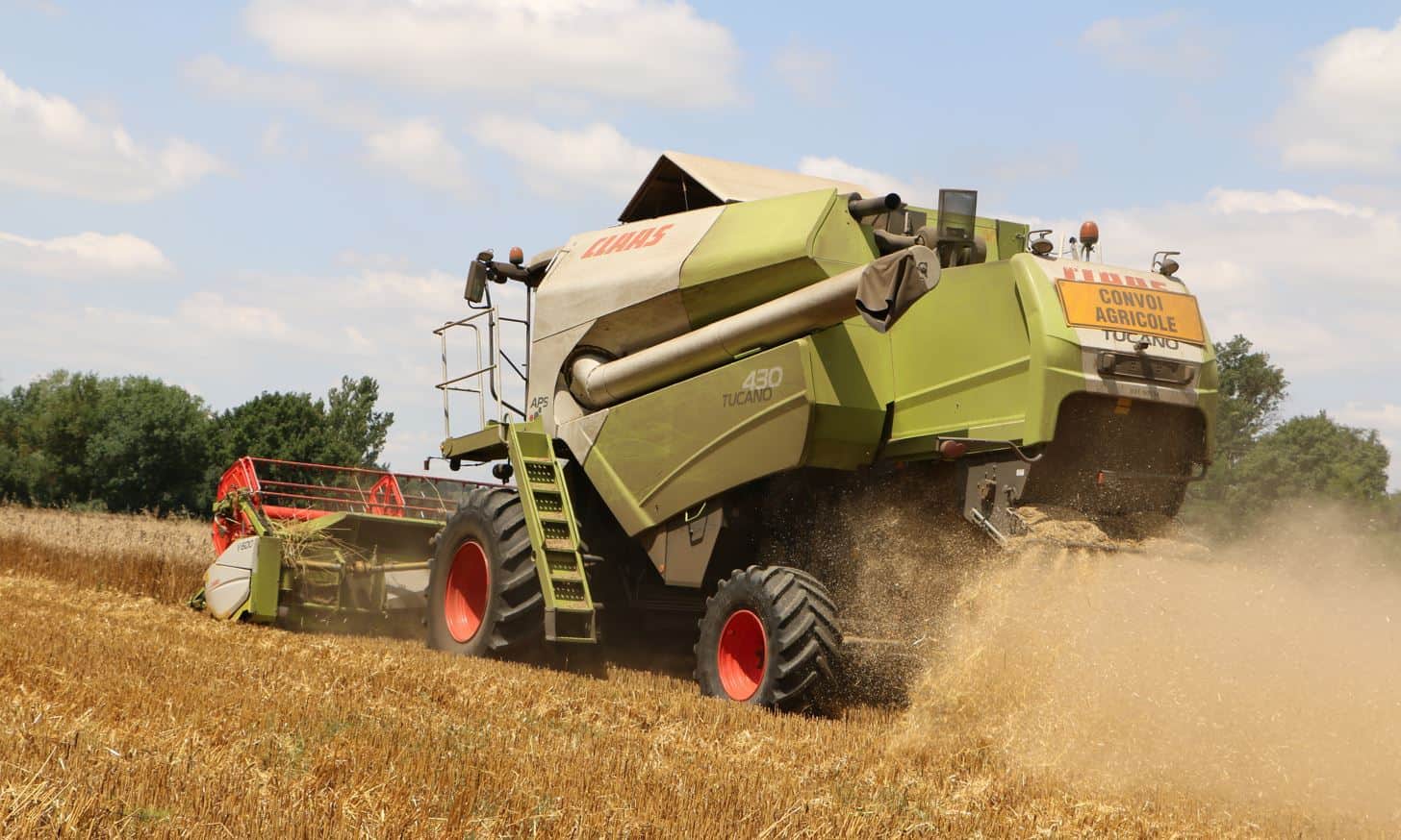 Claas tucano 450 moisson 2022