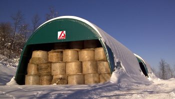 Un hangar économique, l’abri tunnel Agram