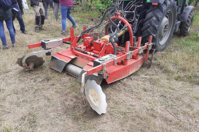 entretien du cavaillon Gyrobroyeur avec interceps