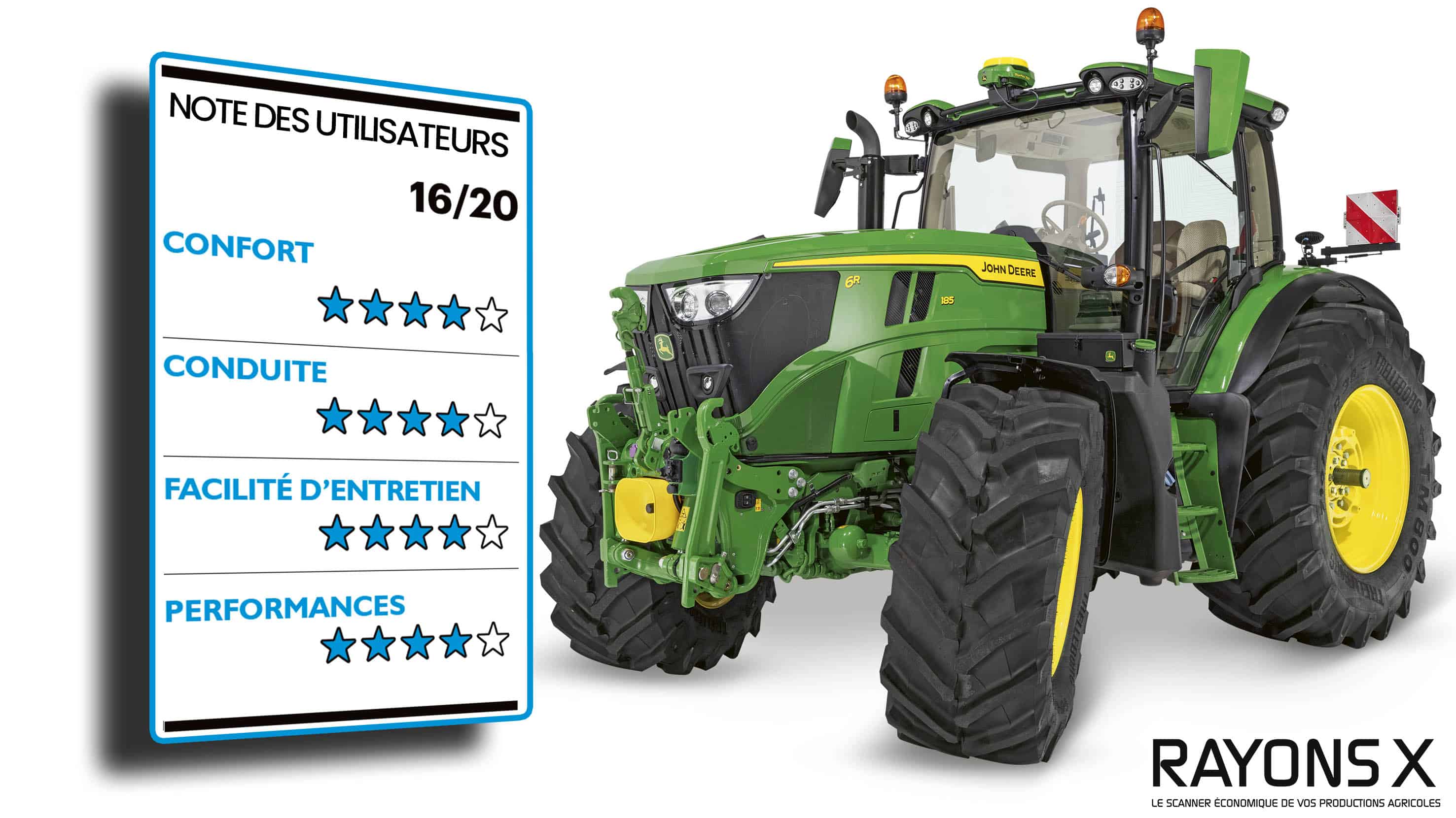 note utilisateurs John Deere 6195R