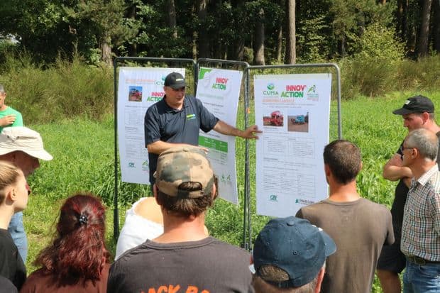 Le semis, sursemis et épandage d'effluents au programme de la journée Innov'Action en Haute-Loire