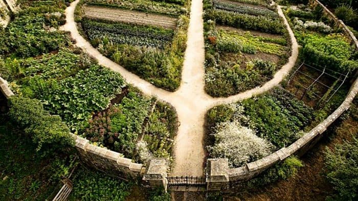 Jardin potager de Gravetye Manor