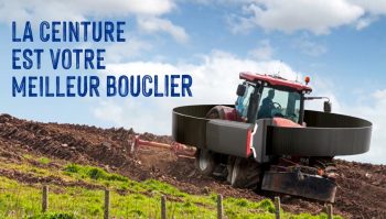 Boucler la ceinture de sécurité dans les tracteurs