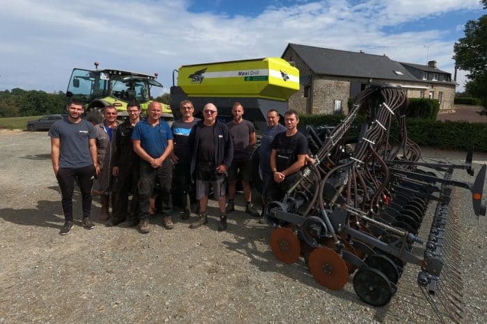 La cuma de La Pallu en Mayenne opte pour un Maxidrill