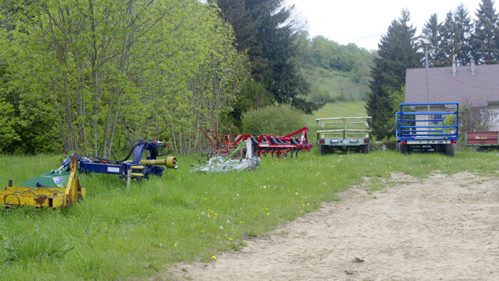 Les matériels de la cuma de Sinard