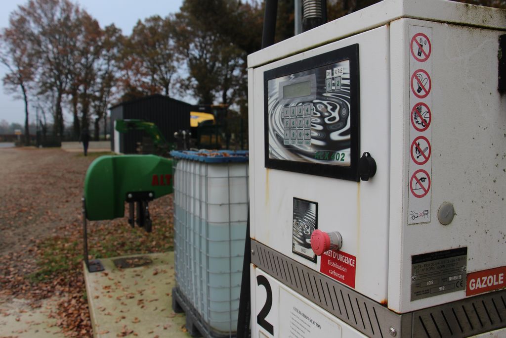 Pompe à carburant agricole avec compteur