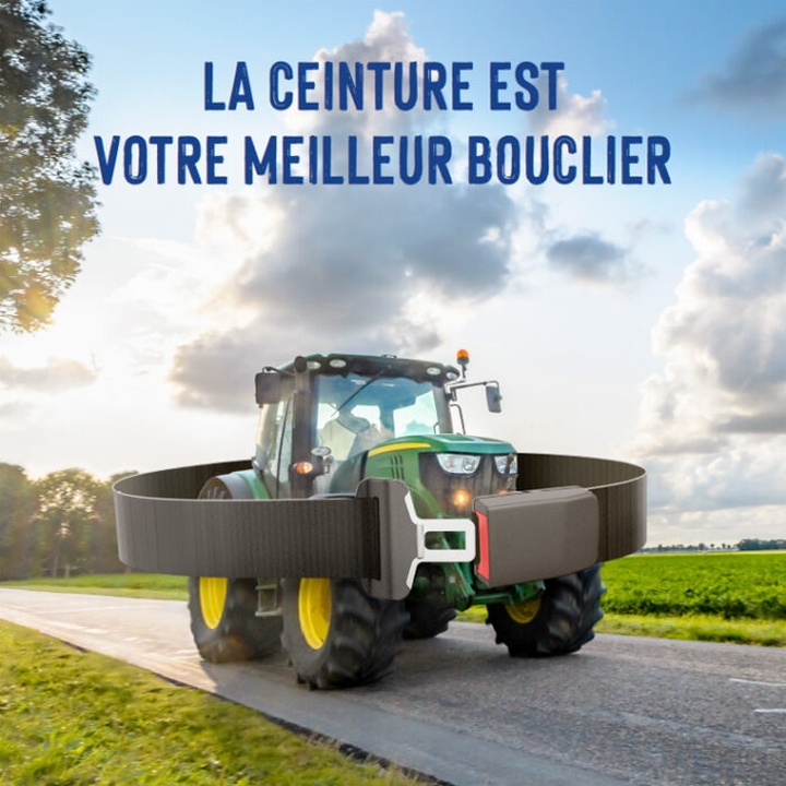 campagne de la MSA sur la ceinture de sécurité