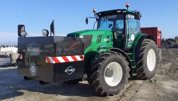 Un tracteur à hydrogène en service chez Charier