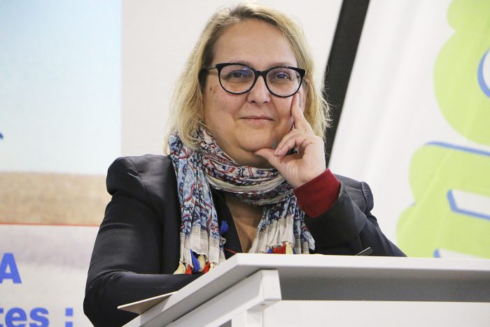 Muriel Mahé a présenté des travaux sur les sorties précoces du métier d’exploitant agricole