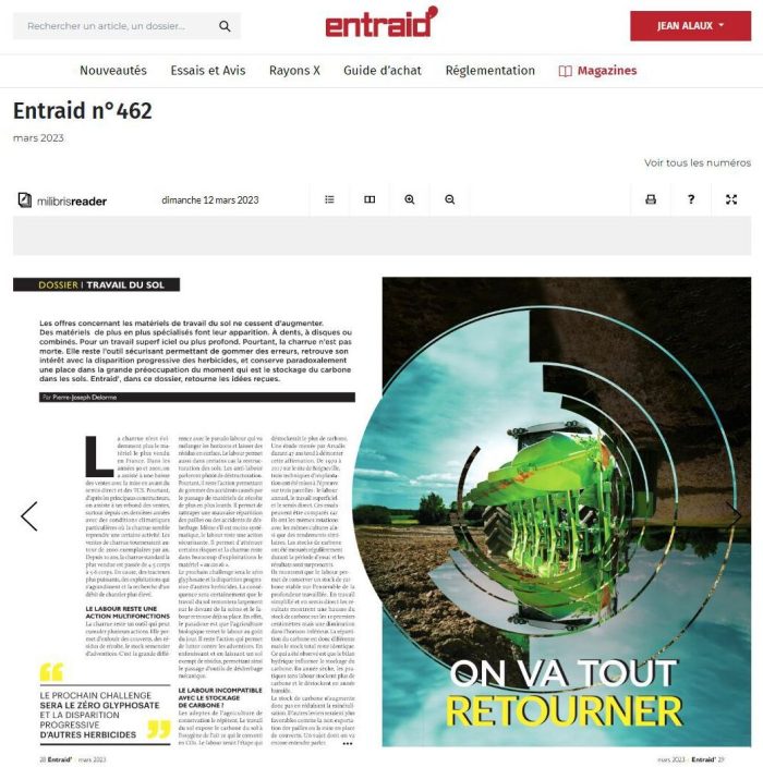 Visionneuse numérique des magazines Entraid