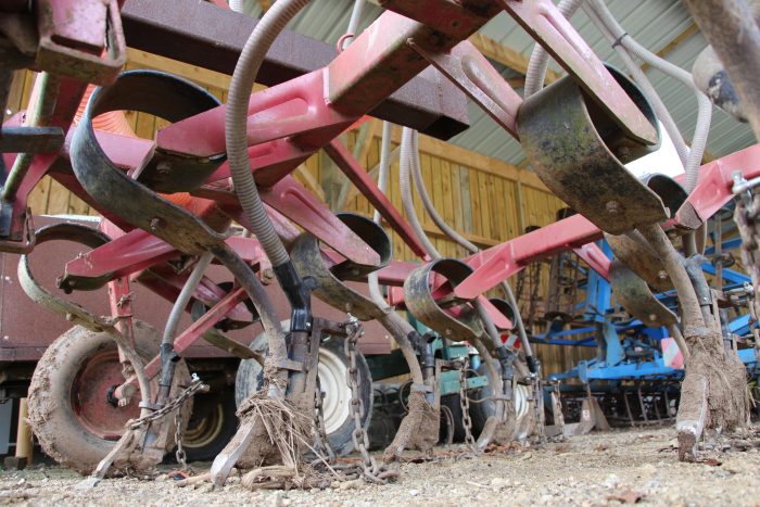 semoir à dents auto-construit Station de Kerguéhennec