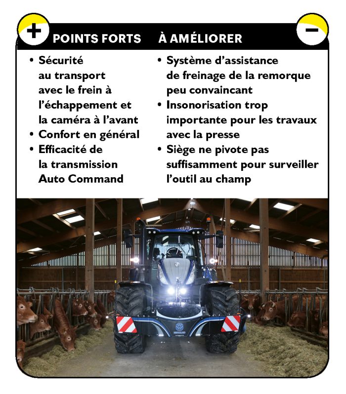 Points forts et points faibles du New Holland T7.300