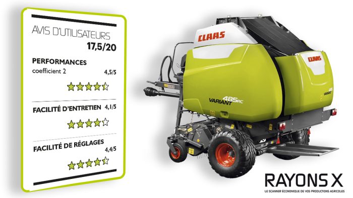 avis utilisateurs Claas Variant 485 RC