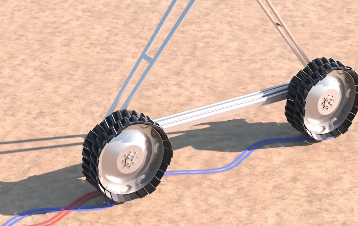 roues de pivot d'irrigation Shark Wheel