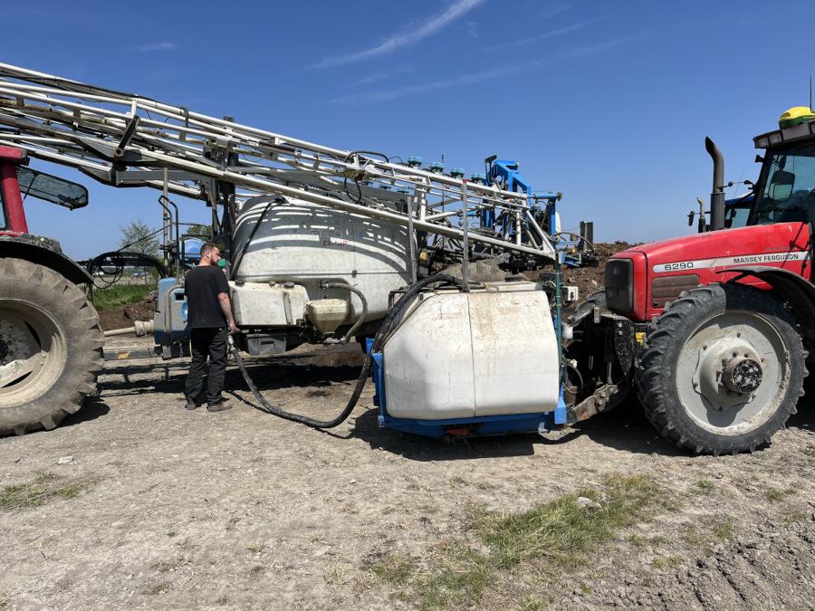 localisation azote planteuse pommes de terre