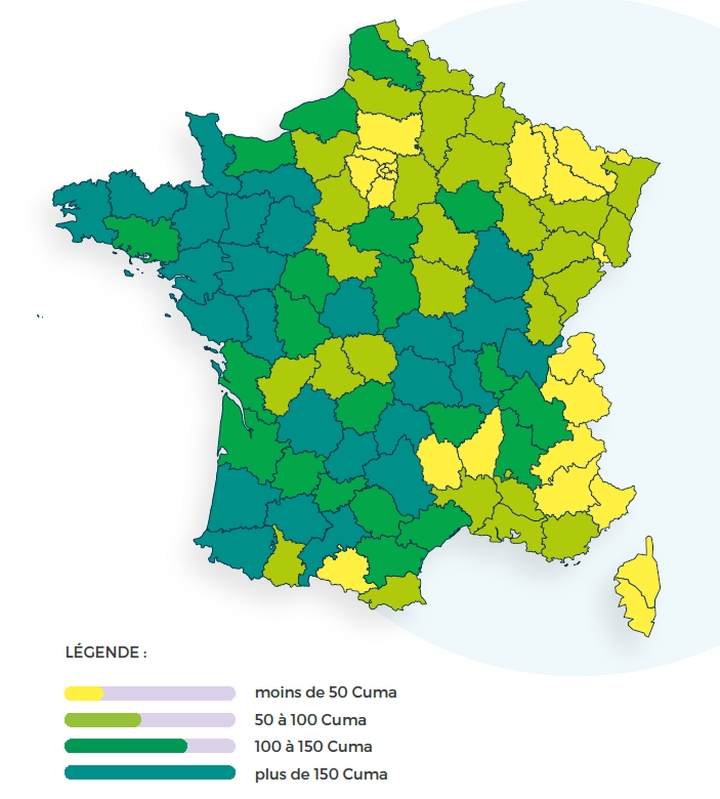 carte des cuma en france