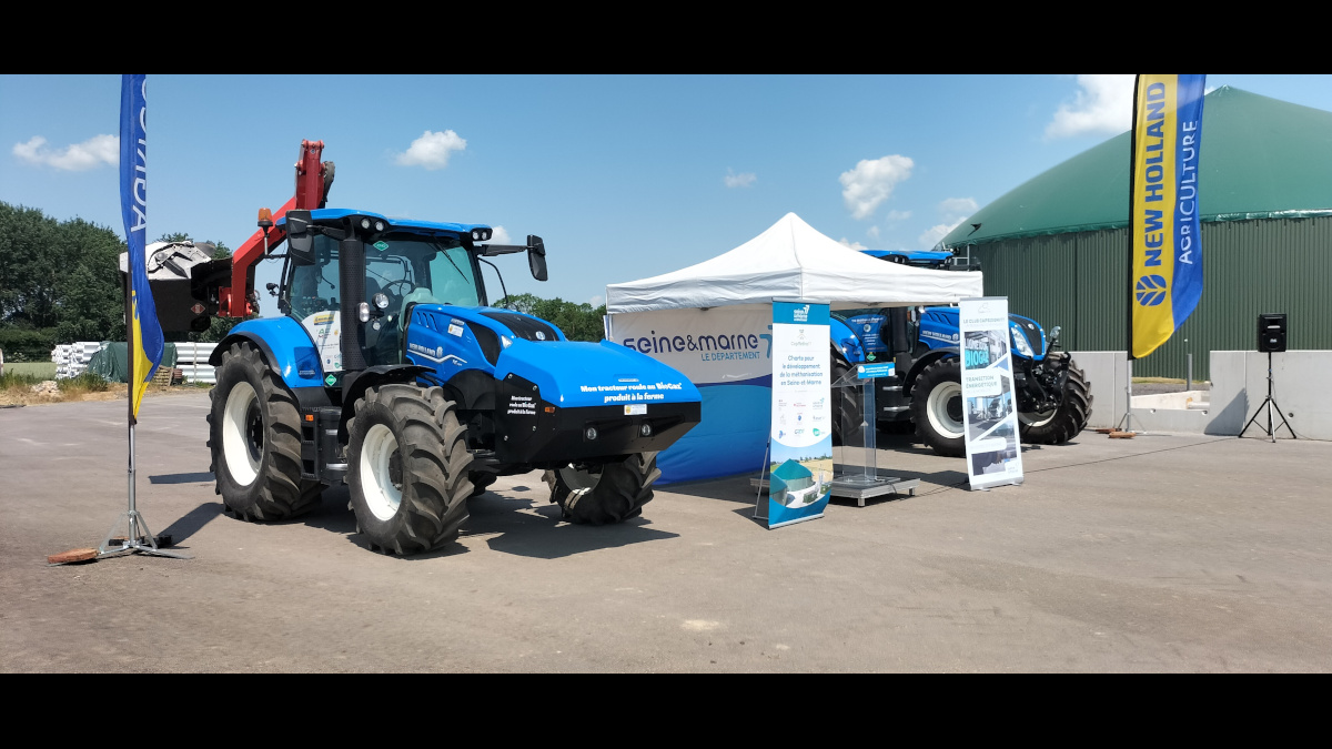 new holland T6 power méthane