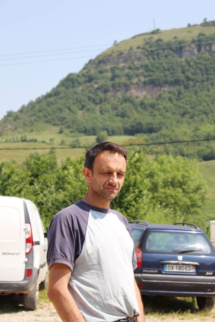 Yoann Forestier, le président de la cuma