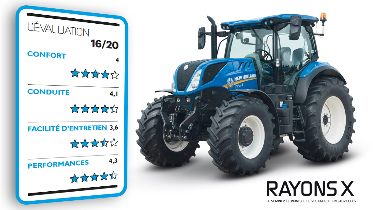 New Holland T7 165 S aux Rayons X.