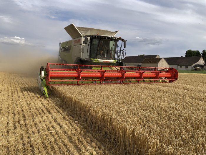 Depuis plusieurs générations dans l'agriculture, beaucoup d'évolutions mécaniques et technologiques. Mais surtout la conduite assurée par ma fille Elodie, passionnée depuis qu'elle a su marcher, alors fier que la relève soit assurée ! #MoissonsEntraid2023