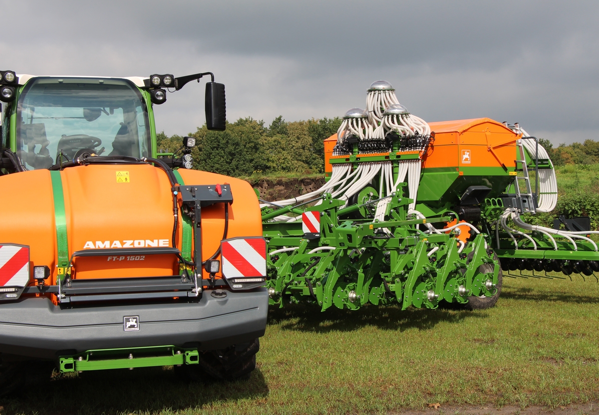 fertilisation liquide sur semoir Amazone Primera - nouveautés Amazone Agritechnica