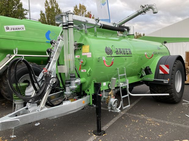 Des tonnes à lisier Bauer pour les pentes. 