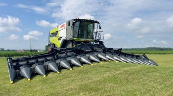 Geringhoff dévoile un cueilleur 16 rangs articulé à Agritechnica