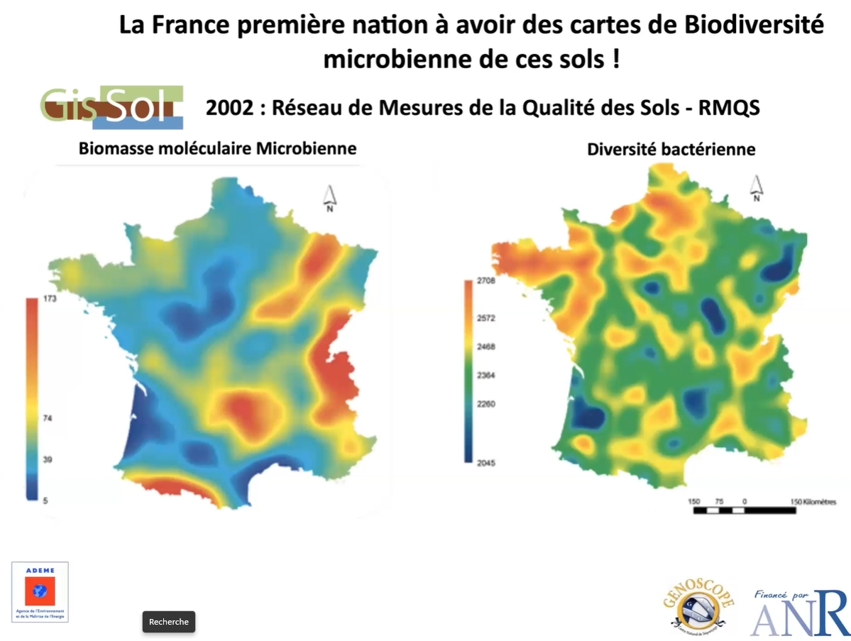 carte microbiologique des sols