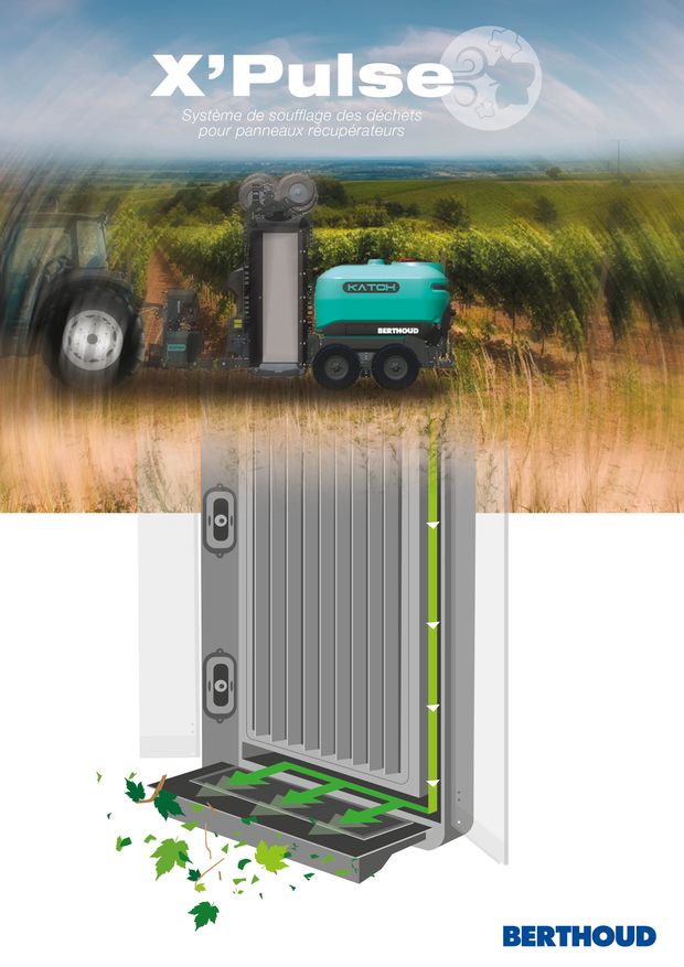 Nettoyage automatique des panneaux récupérateurs avec le X Pulse de Berthoud