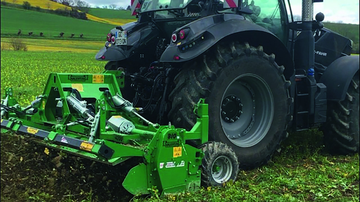 La fraise rotative fait son retour pour la destruction des couverts végétaux.