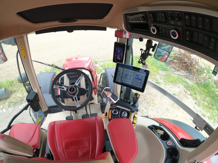 essai tracteur Case IH Optum 340 cabine