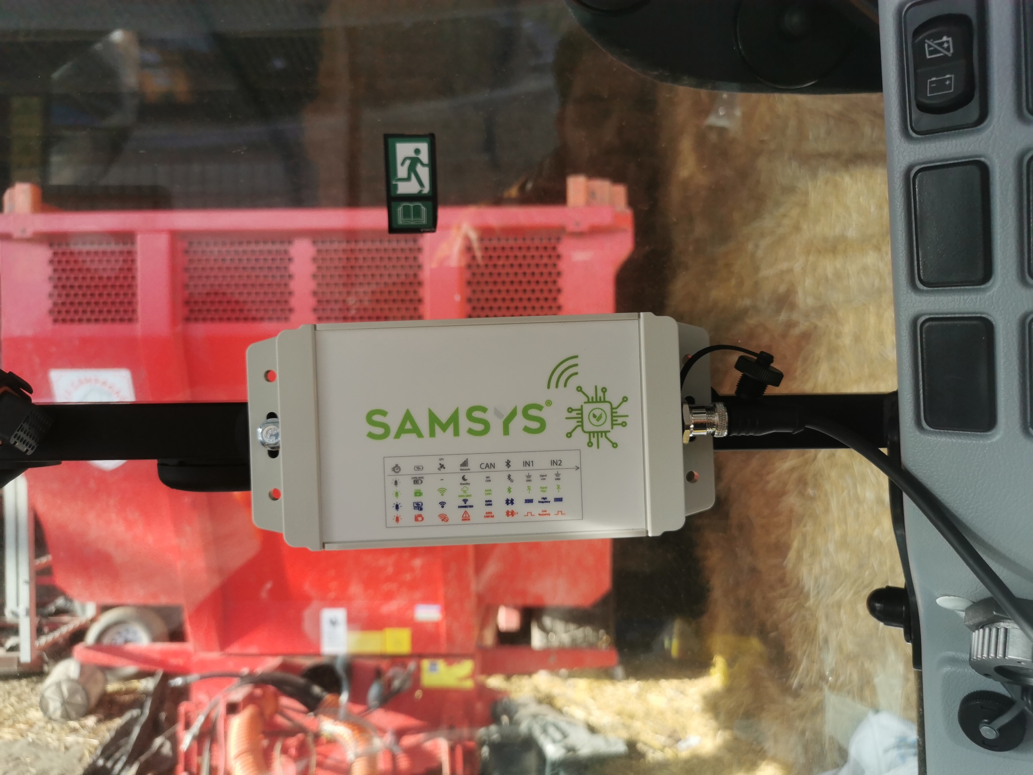 compteur Samsys suivi tracteurs Methane Power